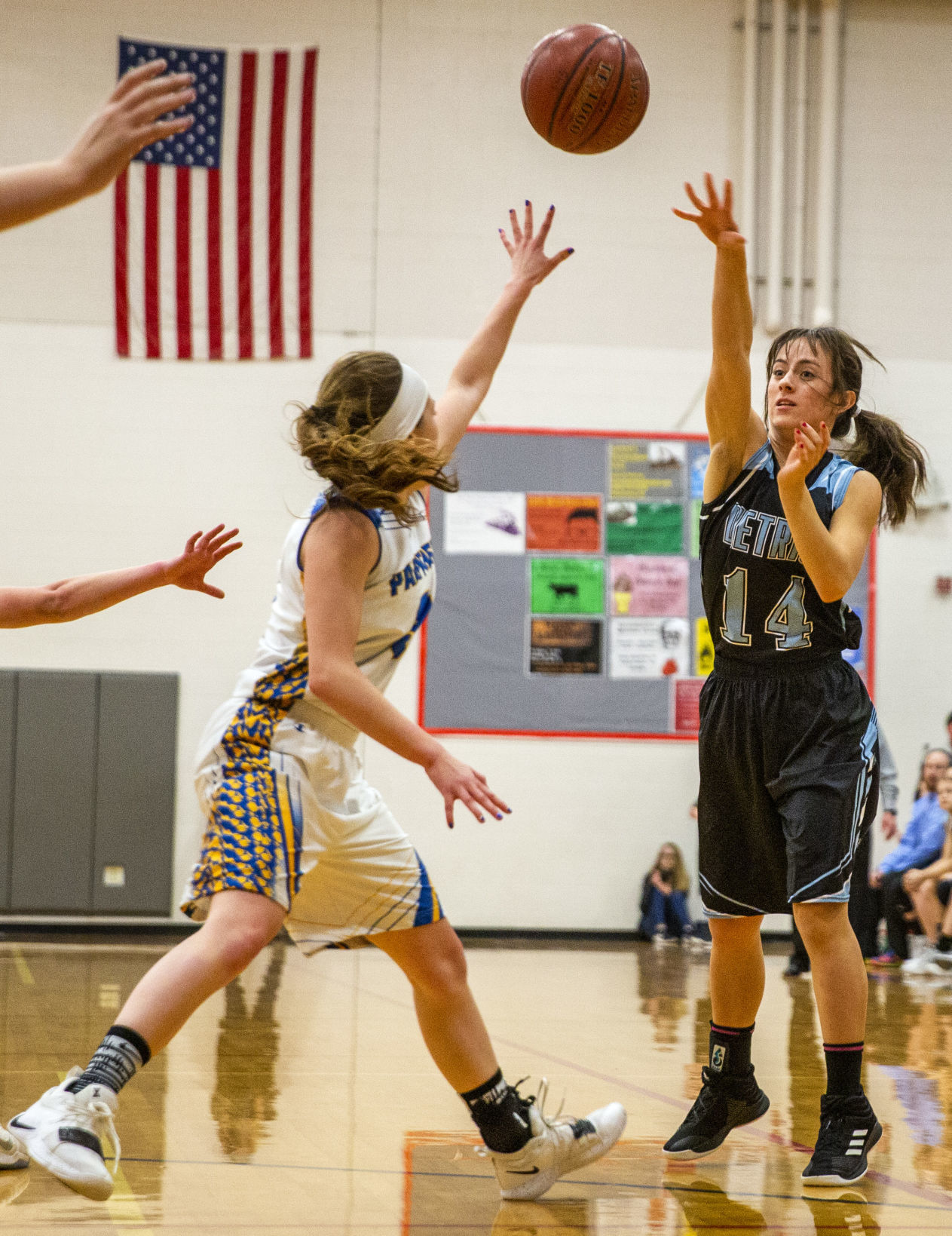 Carey vs Dietrich girls basketball